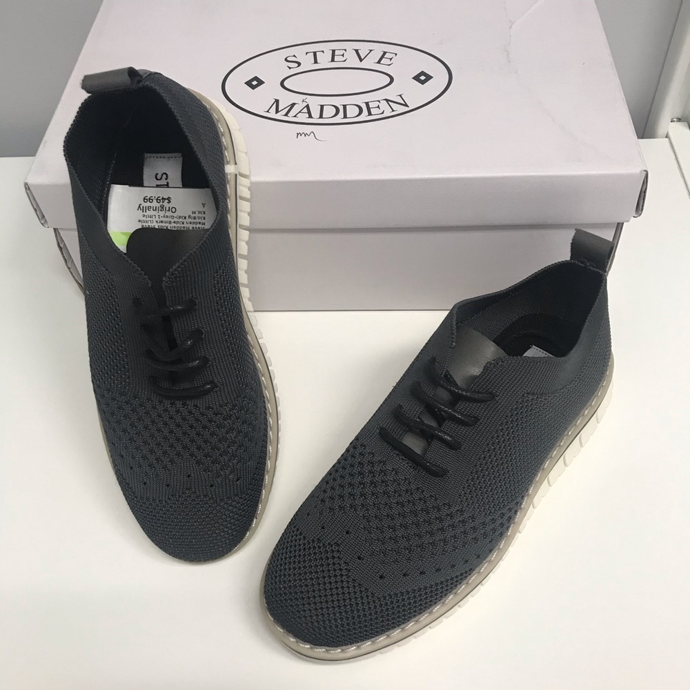Steve Madden Kids' BMARK Sneaker Grey Size 1